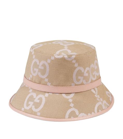 pink bucket hat gucci|designer bobble hats for women.